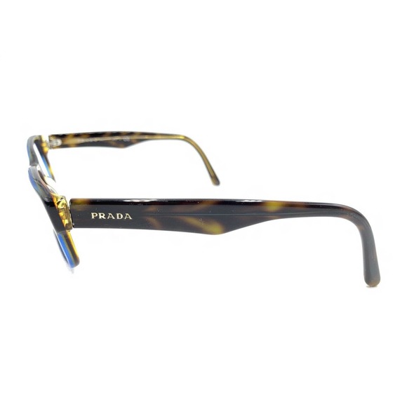 Prada VPR 16M ZXH-1O1 Tortoise Brown Eyeglasses Frames 53-16 140 Italy - Picture 7 of 12